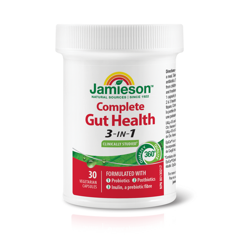 31002116 Jamieson Complete Gut Health 30 Capsules 10124_R2034_CompleteGutHealth_112mL_ALT